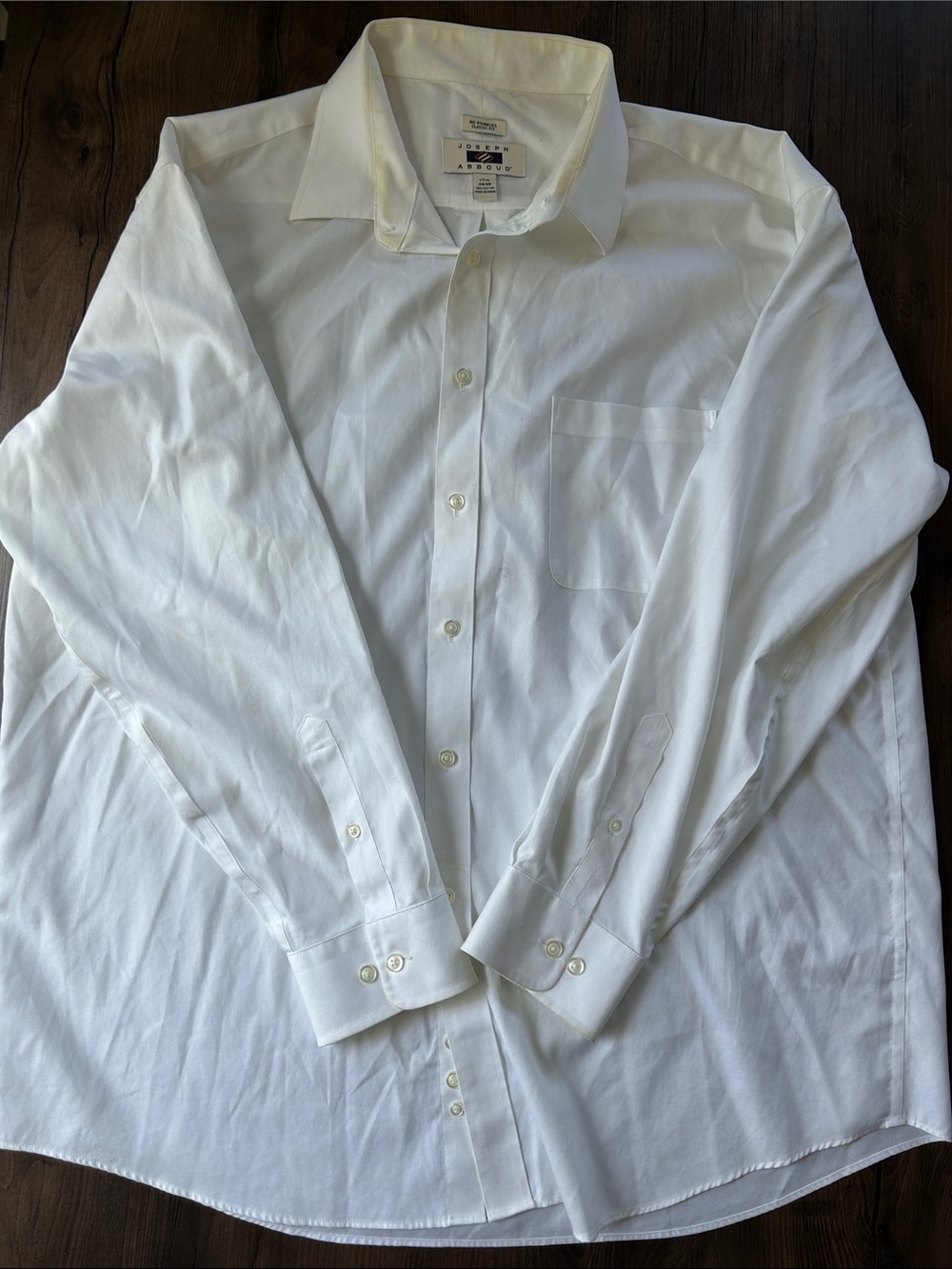 Men’s White Dress Shirt - Classic Button-Down